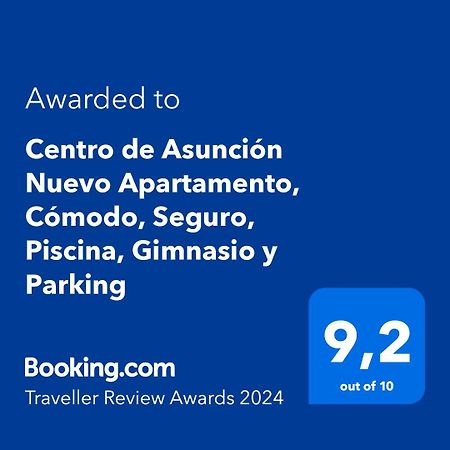 Centro De Asuncion Nuevo Apartamento, Comodo, Seguro, Piscina, Gimnasio Y Parking 외부 사진